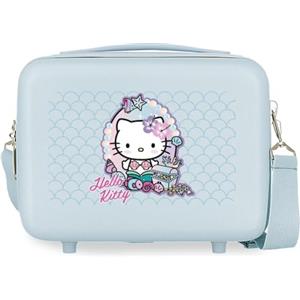 Hello Kitty Sanrio Hello Kitty Mermaid Kitty, Valigia per bambini realizzata in ABS, materiale rigido e leggero, doppie ruote, chiusura laterale con combinazione, di Joumma Bags