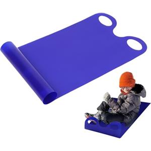 Genérico Slittino arrotolabile, portatile, multifunzionale, resistente all'usura | Slittino da neve invernale per bambini, divertimento all'aria aperta in spiaggia e inverno, con gioco e per