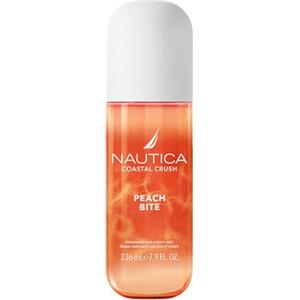 Nautica, Acqua profumata per il corpo Coastal Crush Peach Bite, Acqua profumata femminile per corpo e capelli dal profumo gourmand succoso fruttato, 236ml
