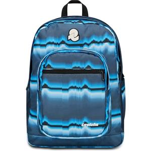 Invicta Jelek Zaino Scuola Media Ragazza, Scuola Elementare, Scomparto PC, Tasca Borraccia, blu/grigio