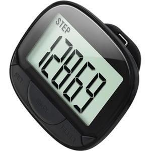 Mtucegi Contapassi multifunzione con modalità multipla di tracciamento ABS pedometro batteria lunga durata per tracciatori di passi attivi
