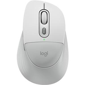Logitech Signature Comfort Plus M850 L, mouse wireless | Mouse Bluetooth, cuscinetto palmo, clic silenziosi, 24 mesi batteria, tasti personalizzabili, Windows, Mac, iPad - Bianco