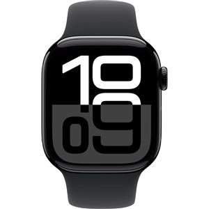 Apple Watch Series 10 42mm Jet Black Aluminium - Sport Band S/M - Black - EUROPA