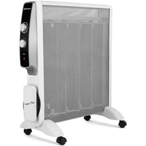 Orbegozo RMN 1575 Radiatore elettrico a basso consumo, Mica System, convezione rapida e diffusione del calore, senza fluido, silenzioso, luce pilota, 2 potenze da 500 W e 1500 W