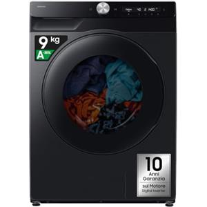 Samsung Lavasciuga AI Control F-WT906U94BB3M Libera Installazione, 9/6 Kg, Wifi, Cassetto Ecodosatore, AI Energy Mode, AcquaSave, Vapore, Carica Frontale, 60l x 85h x 59p cm