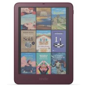 Amazon Kindle Colorsoft Signature Edition da 32 GB (ultimo modello): più sottile, nuovo design in alluminio, schermo a colori da 7", luce frontale a regolazione automatica - Porpora