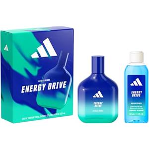 adidas, Cofanetto Regalo Vibes Energy Drive, Eau de Parfum 100ml e Docciaschiuma 100ml