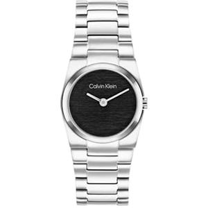 Calvin Klein Orologio con Movimento Al Quarzo A Due Lancette da Donna Collezione CK UNITE con Cinturino in Acciaio Inossidabile - Disponibile in Versione Oro o Argento