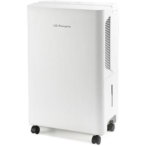 Orbegozo DH 1045 Deumidificatore 10 l/giorno, area 40 m², silenzioso, 36 dB, gas ecologico R290, timer 24 h, serbatoio 2,5 l, filtro lavabile, ruote e maniglia, drenaggio continuo, consumo 215 W