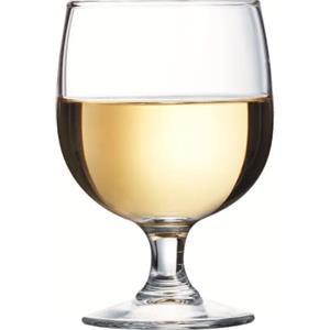 Arcoroc Amélia Bicchiere a Stelo 16cl Set 6 | Vetro temperato, bicchiere a stelo multiuso impilabile, lavabile in lavastoviglie, prodotto in Francia