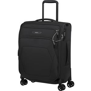 Samsonite Spark Sng 2 Trolley Cabina 4 Ruote, 55 cm | Nero, trolley morbido espandibile, 55H x 40L x 23P cm, 48/55 L, 2,7 kg, con lucchetto TSA e doppie ruote a scomparsa