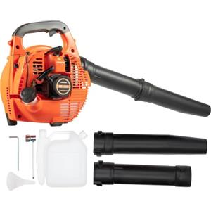 CHERIKIU Soffiatore portatile a 2 tempi, 25,4 cc, a benzina, portatile, raffreddato ad aria, con serbatoio di carburante da 0,9 l, monocilindrico, 7000 giri/min, per giardino, prato, terrazza, soffiatore