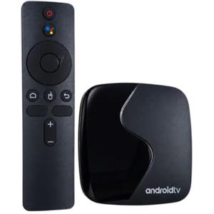 Generico Android TV Box 8GB RAM 64GB, Telecomando, HDMI, 2 Porte USB, Android 15 | Connessione Wi-Fi 2,4 GHz, Design compatto, Installazione semplice, Accesso app disponibili sul dispositivo