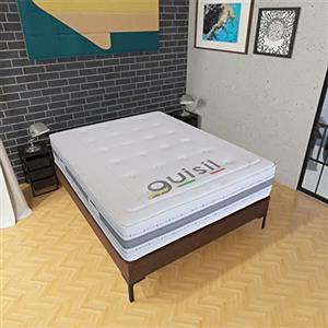 Guisil Marea | Materasso ORTOPEDICO in Memory Foam e Molle INSACCHETTATE Singole | H25 | Anallergico e Traspirante Made in Italy (Matrimoniale | 160 x 200 x 25 cm)