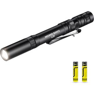 NEEWER BASICS Torcia EDC 5W, Flash Luce Penna LED Portatile, Flashlight Emergenza Tascabile a Clip 121lm, 5 Modalità per Riparazione Campeggio Casa, Alimentata a Batteria AAA, Impermeabile IP44, L28