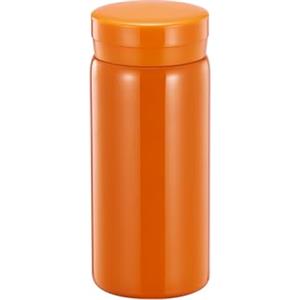 Boenkush Piccola Borraccia Termica - Bottiglia d'Acqua Carina per Bevande Calde e Fredde, Mantiene Caldo per 6 ore e Freddo per 12 ore - Arancione 200 ml