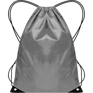 WFX Sacca da palestra con coulisse, 2 pezzi e 1 sacca con cordoncino, zaino in polietilene per donne e uomini, borsa da nuoto, viaggi, spiaggia, scuola, vacanze, adatta per sport, bambini, ragazzi e
