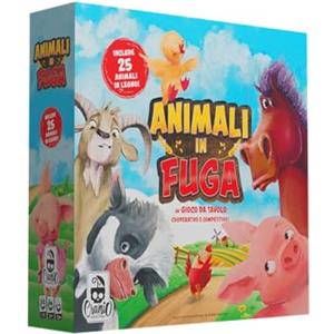 Cranio Creations - Animali In Fuga - Non Far Scappare Gli Animali | 1-5 Giocatori -15 Min - Gioco Per Bambini - Età 3+ - Edizione in Lingua Italiana