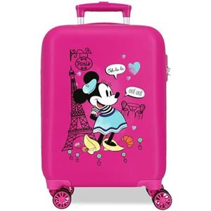 Disney Paris, Trolley Rigido Cabina 55m Ragazza, Bianco (White), 38x55x20