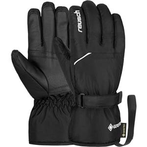 Reusch GORE-TEX Guanti da sci adulti|caldi, impermeabili, bianco-nero, 9 | antivento, traspiranti, guanti invernali con chiusura in velcro, per lo sci e le attività all'aperto, Taglia 6,5-11, Sven GTX