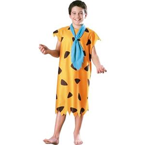 Rubie's Rubies Costume Fred Flinstones per bambino, Tunica e cravatta, Licenza Ufficiale The Flinstones, Gli Antenati per Carnevale, feste e cosplay