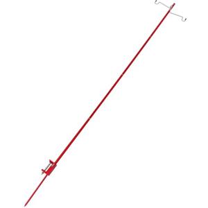 DIYEAH Supporto Lampada Pieghevole in Lega di Alluminio per Campeggio Outdoor | Montaggio a Vite, Picchetto da Terra, Ampia Regolazione, per Tavoli da Campeggio e Pesca