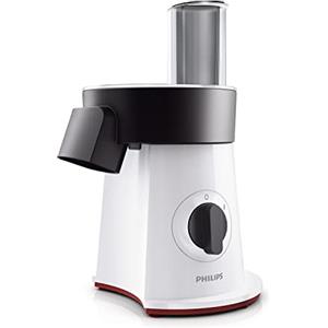 Philips Tritatutto Elettrico - 200W, con 5 Dischi Affettatutto e Grattugia (HR1388/80)
