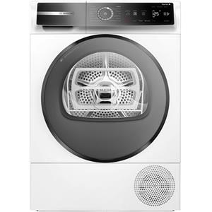 Bosch WQB245B0IT Serie 8 Asciugatrice a pompa di calore 9kg Bianco | Asciugatrice smart con condensatore autopulente, Sistema di asciugatura automatica, Porta reversibile, Made in Europe