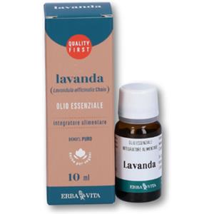 Erba Vita - Olio Essenziale di Lavanda Rilassante Contro Ansia E Stress Confezione 10 Ml