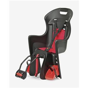 Polisport Seggiolino Polisport Boodie QST posteriore per telaio nero rosso