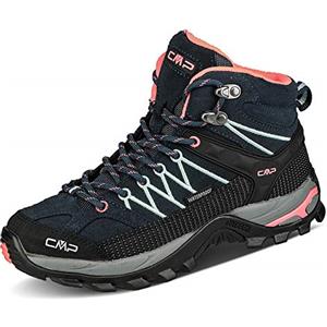 CMP Rigel Scarpe da trekkingUnisex - Bambini e Ragazzi | Clima Protect, piedi rossi, traspiranti, suola antiscivolo, allacciatura rapida, supporto stabile alla caviglia