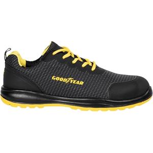 Goodyear Scarpe Antinfortunistiche Traspiranti Nere, Sicurezza sul Lavoro, Categoria S3 - Taglia 36