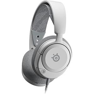 SteelSeries Arctis Nova 1P - Cuffie da gaming multisistema - Driver Hi-Fi - Audio spaziale a 360° - Cuscinetti auricolari in memory foam - Ultra leggere - PS5, PS4, PC, Switch, Xbox - Bianco