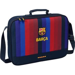 safta F.C. Barcellona 1ª attrezzatura 26/27 - Portafoglio estraibile, valigetta portatodo, tracolla, comoda e versatile, qualità e resistenza, 38 x 6 x 28 cm