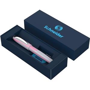 Schneider Ray - Penna roller in confezione regalo, con cartucce di inchiostro standard, adatto per mancini e destrimani, colore: flora