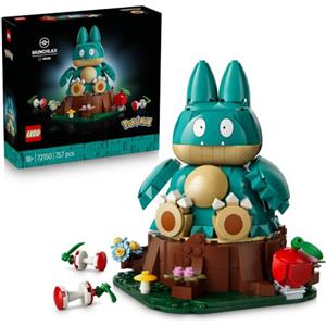 LEGO Pokémon Munchlax 72150 | Set per adulti, kit di modellismo fai da te, action figure con arti e testa snodabili, regalo per gamer, 757 pezzi
