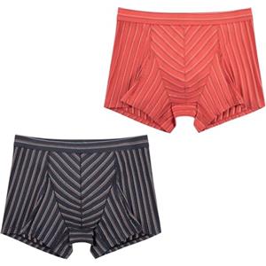 CARER Healthcare Incontinence Pregnancy Carer Set da 2 Boxer Incontinenza Bambino Modal, Assorbimento 70 ml | Intimo assorbente riutilizzabile e lavabile,confortevole e discreto,ideale per la scuola e l'uso quotidiano,a Righe 110-116