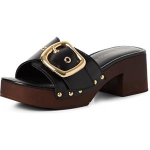 MARCO TOZZI sandalo da donna con morbido plantare Feel Me in pelle moderno