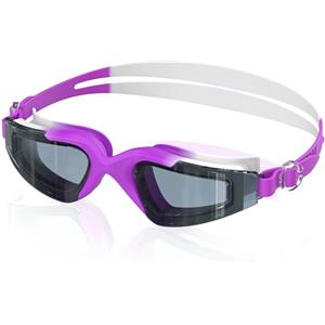 Ambienden Occhialini Piscina Adulti Anti-Appannamento UV Lenti HD | Lenti HD Trasparenti, Protezione UV, Anti-Condensa, Sigillo Impermeabile, Uso Piscina Spiaggia