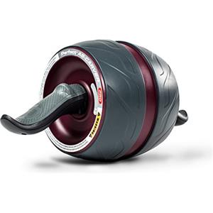 Perfect Fitness Carver PRO con Ginocchiere, Ab Roller Ruota per Criceti, Attrezzature per Il Fitness per La Casa di Ginnastica Unisex-Adult, Nero, Confezione Da 2