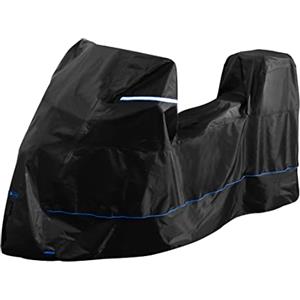 FENRIR 420D 230CM Telo di copertura moto Coprimoto impermeabile tucano esterni resistente al calore compatibile con Bagaglio posteriore Scooter di grandi dimensioni Moto da avventura Moto da turismo