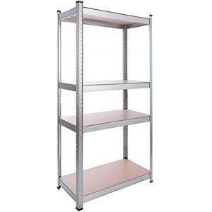 AREBOS scaffalatura | 80 x 40 x 160 cm | 320 kg portata | Sistema di facile installazione grazie a bussola