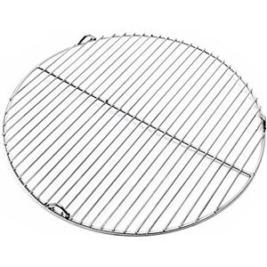 Wiltec Griglia rotonda in acciaio inossidabile 44,5 cm per barbecue a carbone e a gas