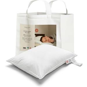 Fossflakes Cuscino per Dormire su un Fianco 50x70 cm, Cervicale, Medio-Alto | Grande cuscino per dormire su un fianco, imbottitura soffice; sostiene testa e collo, altezza media, lavabile (50x70 cm)