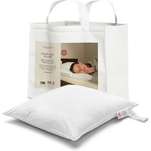 Fossflakes Cuscino Comfort 80x80 cm, per Dormire su un Fianco, Medio-Alto | Cuscino comfort di altezza media per dormire su un fianco, imbottitura soffice; sostiene testa e collo, lavabile (80x80 cm)