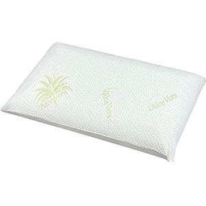 Il Gruppone Passione Casa Guanciale Anatomico Aloe Vera Memo Cuscino Letto Saponetta Traspirante Memory Foam Anallergico Prodotto Italiano - Bianco - 1 Cuscino