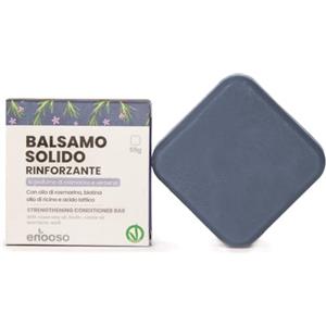 ENOOSO - Balsamo solido Rinforzante con Olio di Rosmarino per capelli diluito con Biotina e Olio di Ricino, Balsamo Crescita 100% Balsamo solido Naturale Vegano
