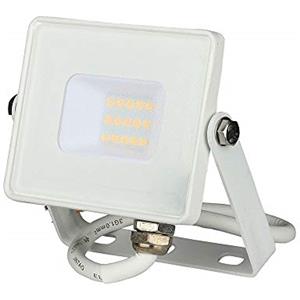 V-TAC 427 Faretto Led Da Esternom, Bianco, 10 W, 3000K, 11.5 x 2.5 x 11 cm