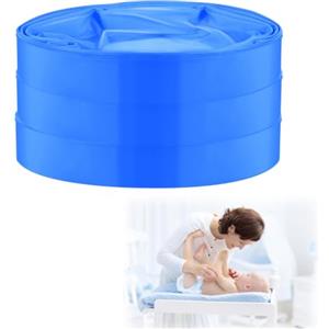 BUTBU Ricarica Mangiapannolini, 3 Pezzi Pannolino Sacchetti di Ricarica, Antiodore Inodore Addensata, Eccellente Sigillatura, Compatibile con Tommee Tippee, Litter Locker, LittyCat, Chicco- Blu