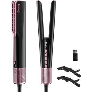 AISEELY Piastra Asciugacapelli & Lisciacapelli ad Aria 2 in 1, Uso su Capelli Umidi o Asciutti, Senza Lamine Calde, 110 000 giri/min Ionico, Asciuga e Liscia i Capelli Rapidamente